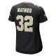 Women's New Orleans Saints Tyrann Mathieu Nike Black Player Jersey