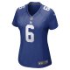 Women's New York Giants Jamie Gillan Nike Royal Game Player Jersey