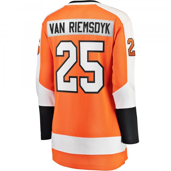 Women's Philadelphia Flyers James van Riemsdyk Fanatics Orange Home Breakaway Player Jersey