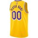 Men's Los Angeles Lakers Nike Gold 2020/21 Swingman Custom Jersey - Icon Edition