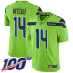 Seattle Seahawks #14 D.K. Metcalf Green Youth Stitched NFL Limited Rush 100th Season Jersey