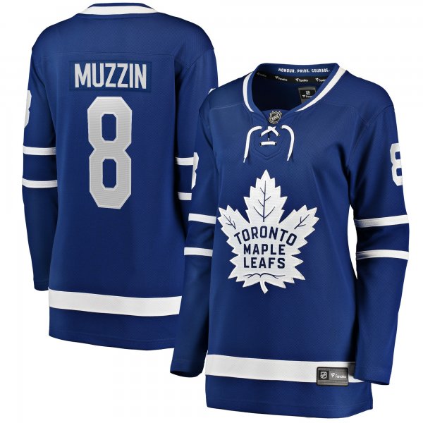 Women's Toronto Maple Leafs Jake Muzzin Fanatics Blue Home Breakaway Player Jersey