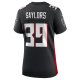 Women's Atlanta Falcons Jacob Saylors Nike  Black  Game Jersey