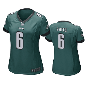 Women's Philadelphia Eagles #6 DeVonta Smith Green Game Jersey