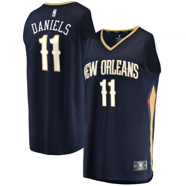 Men's New Orleans Pelicans Dyson Daniels Fanatics Navy Fast Break Replica Player Jersey - Icon Edition