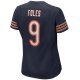 Women's Chicago Bears Nick Foles Nike Navy Game Jersey