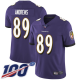 Baltimore Ravens #89 Mark Andrews Purple Team Color Youth Stitched NFL 100th Season Vapor Limited Jersey