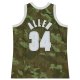 Men's Milwaukee Bucks Ray Allen Mitchell & Ness Camo Hardwood Classics 2000/01 Ghost Green Swingman Jersey