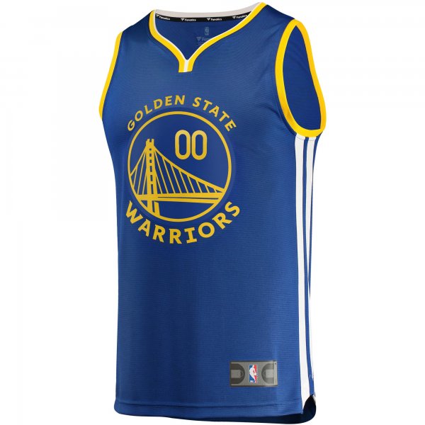 Men's Golden State Warriors Fanatics Royal Fast Break Custom Replica Jersey - Icon Edition