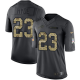 Men's Nike Buffalo Bills #23 Micah Hyde Limited Black 2016 Salute to Service NFL Jersey