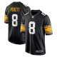 Men's Pittsburgh Steelers Kenny Pickett Nike Black Player Alternate Game Jersey