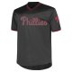 Men's Philadelphia Phillies Profile Charcoal Big & Tall Pop Fashion Jersey