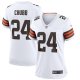 Women's Cleveland Browns Nick Chubb Nike White Game Jersey