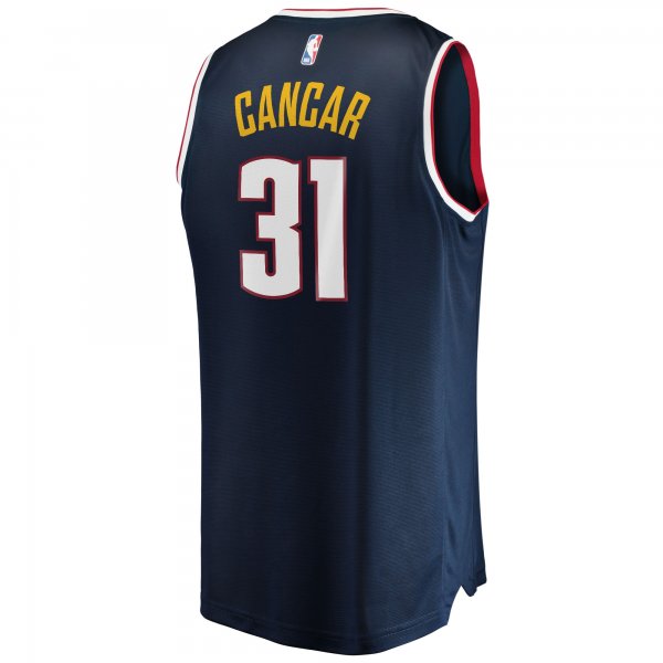 Men's Denver Nuggets Vlatko Cancar Fanatics Navy 2021/22 Fast Break Replica Jersey - Icon Edition