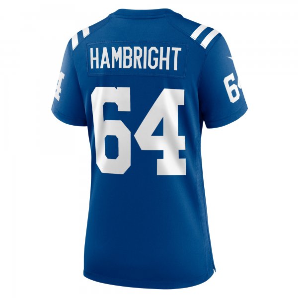 Women's Indianapolis Colts Arlington Hambright Nike Royal Game Player Jersey