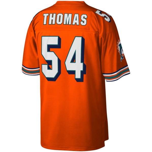 Men's Miami Dolphins Zach Thomas Mitchell & Ness Orange Legacy Replica Jersey