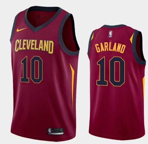 Men's Nike Cleveland Cavaliers #10 Darius Garland Red NBA 2019 Draft Jersey