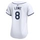 Women's Tampa Bay Rays Brandon Lowe Nike White Home Limited Player Jersey