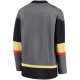 Youth Vegas Golden Knights Fanatics Black Alternate Replica Blank Jersey