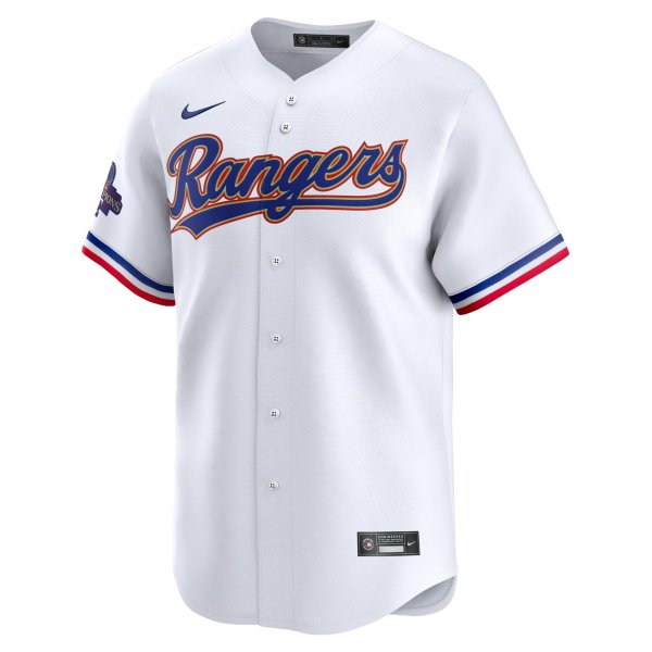 Men's Texas Rangers Marcus Semien Nike White 2024 Gold Collection Limited Player Jersey