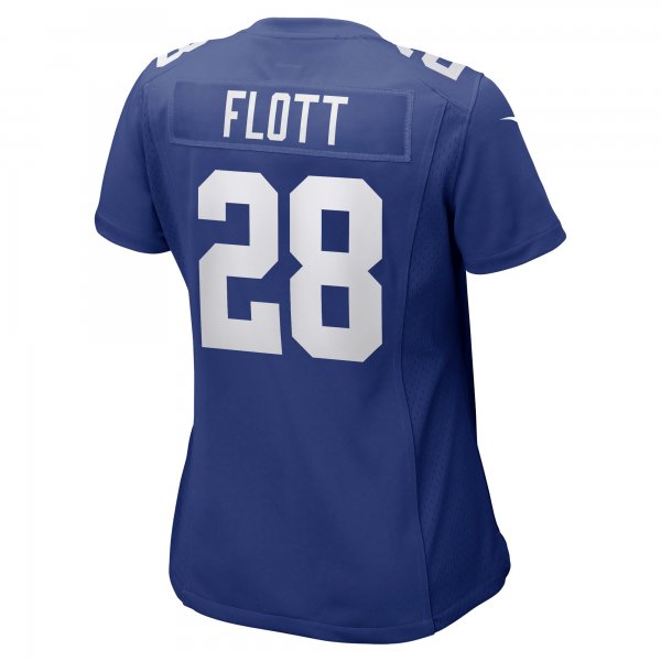 Women's New York Giants Cor'Dale Flott Nike Royal Game Player Jersey