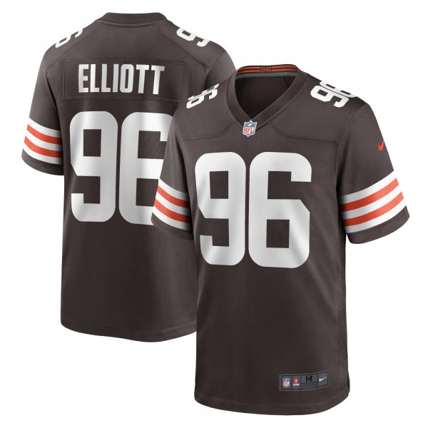 Men's Cleveland Browns Jordan Elliott Nike Brown Game Jersey