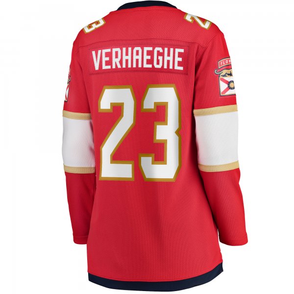 Women's Florida Panthers Carter Verhaeghe Fanatics Red Home Breakaway Jersey