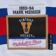 Men's New York Rangers Mark Messier Mitchell & Ness Blue Captain Patch 1993/94 Blue Line Player Jersey