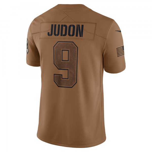 Men's New England Patriots Matthew Judon Nike Brown 2023 Salute To Service Limited Jersey