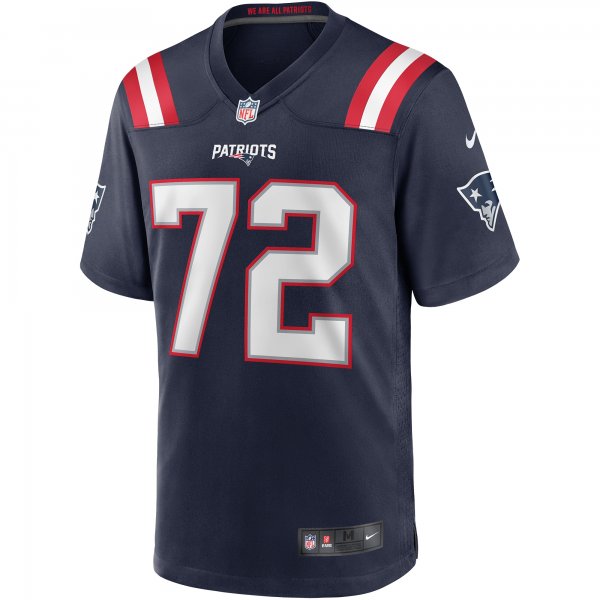 Men's New England Patriots Matt Light Nike Navy Game Retired Player Jersey