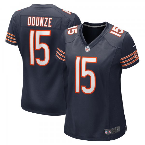 Women's Chicago Bears Rome Odunze Nike  Navy Game Jersey