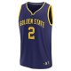 Youth Golden State Warriors First Round Fanatics Navy 2023 NBA Draft First Round Pick Fast Break Replica Jersey - Statement Edition