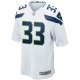 Men's Seattle Seahawks Jamal Adams Nike White Game Jersey