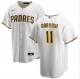 Men's Nike San Diego Padres #11 Yu Darvish White MLB Home Jersey