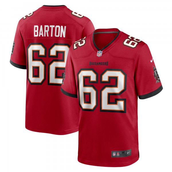 Men's Tampa Bay Buccaneers Graham Barton Nike  Red  Game Jersey