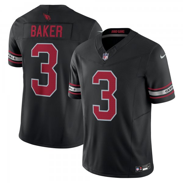 Men's #3 Budda Baker Arizona Cardinals Nike Vapor F.U.S.E. Limited Black Jersey