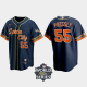 Houston Astros Ryan Pressly 2021 City Connect Replica Men's MLB Jersey with 2022 World Series Patch - Navy