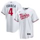 Men's Minnesota Twins Carlos Correa Nike White Home Replica Player Jersey