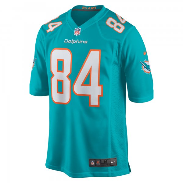 Men's Miami Dolphins Anthony Schwartz Nike  Aqua Team Game Jersey