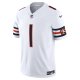 Men's Chicago Bears Justin Fields Nike White Vapor F.U.S.E. Limited Jersey