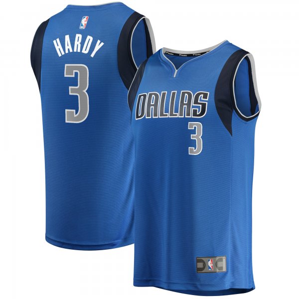 Youth Dallas Mavericks Jaden Hardy Fanatics Blue Fast Break Player Jersey - Icon Edition