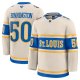 Jordan Binnington #50 St.Louis Blues Fanatics 2025 NHL Winter Classic Premium Player Cream Jersey