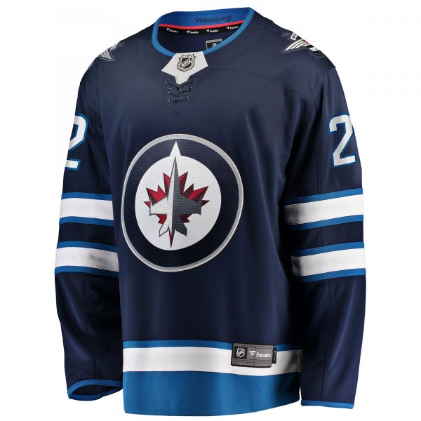 Men's Winnipeg Jets Mason Appleton Fanatics Navy Home Breakaway Jersey