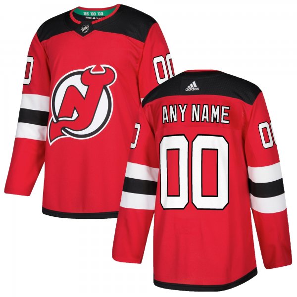 Men's New Jersey Devils adidas Red Custom Jersey