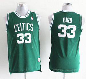 Boston Celtics #33 Larry Bird Green Throwback Stitched Youth NBA Jersey