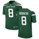 Men's New York Jets Nike #8 Aaron Rodgers Gotham Green Jersey