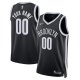 Unisex Brooklyn Nets Nike Black Swingman Custom Jersey - Icon Edition