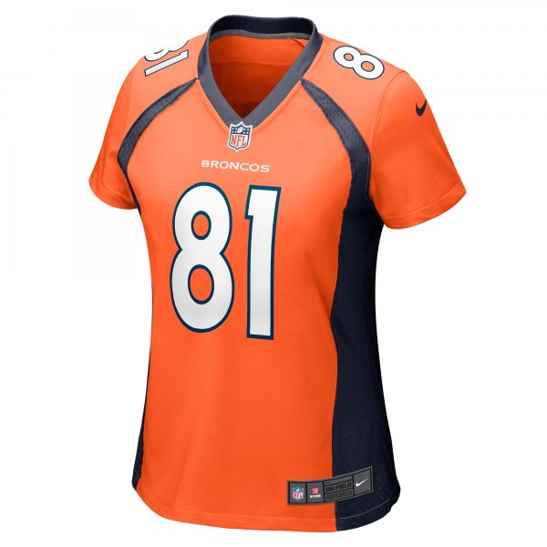 Women's Denver Broncos Tre'Quan Smith Nike  Orange  Game Jersey