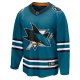 Men's San Jose Sharks Fanatics Teal Home Breakaway Jersey