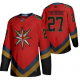 Mens Vegas Golden Knights Shea Theodore Red 2021 Reverse Retro Fourth Jersey